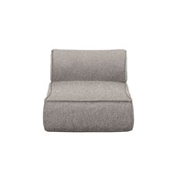 Krzesło Lounger STAY, earth bouclé