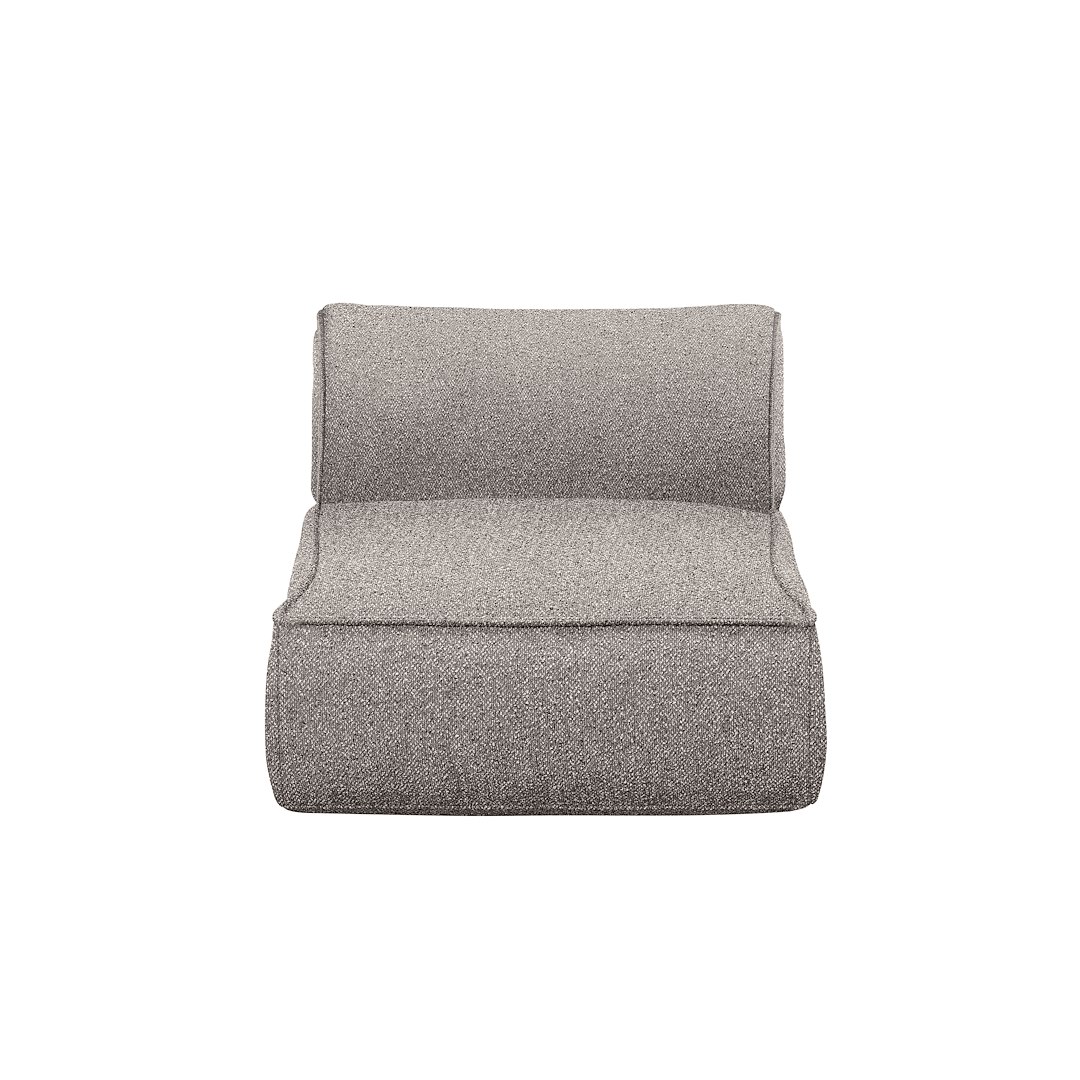 Krzesło Lounger STAY, earth bouclé