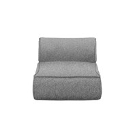 Krzesło Lounger STAY, stone bouclé