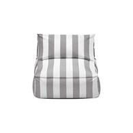 Krzesło Lounger STAY, elephant skin / lily white