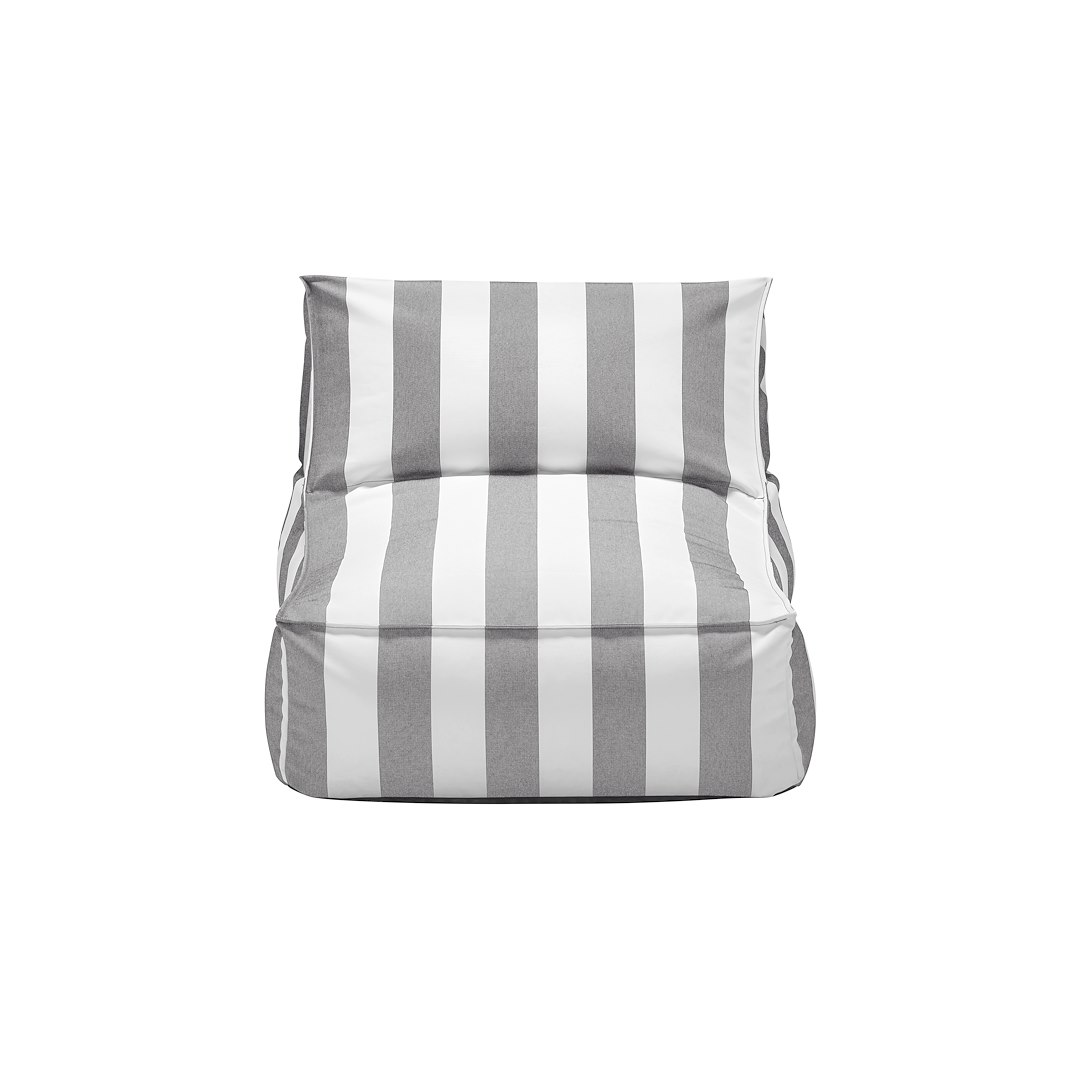 Krzesło Lounger STAY, elephant skin / lily white