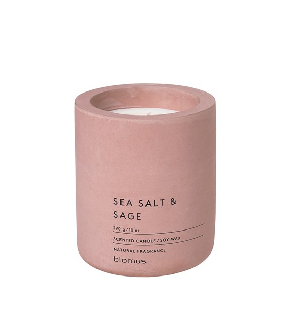 Świeca zapachowa FRAGA, sea salt & sage, 55 h