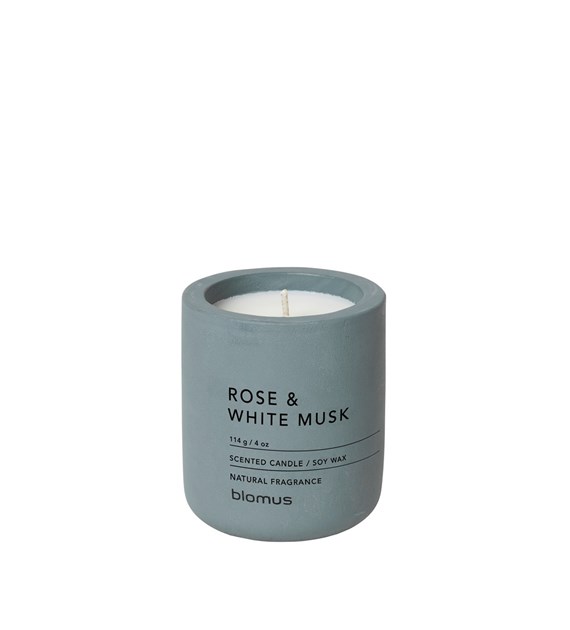 Świeca zapachowa FRAGA, rose & white musk, 24 h
