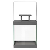 Latarnia S FINCA, steel gray