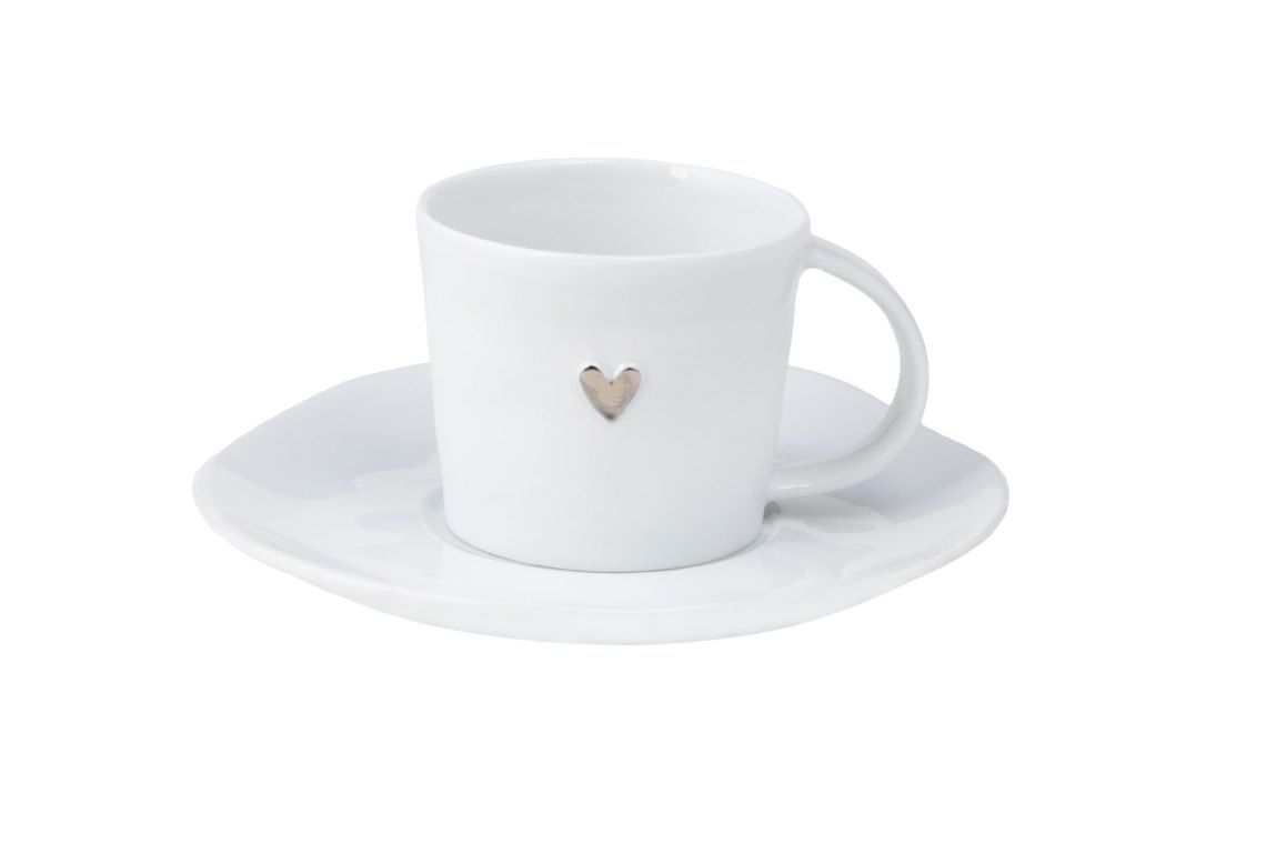 Filiżanka do espresso SREBRNE SERCE