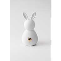 Dekoracja BUNNY, złote serce, 29 cm