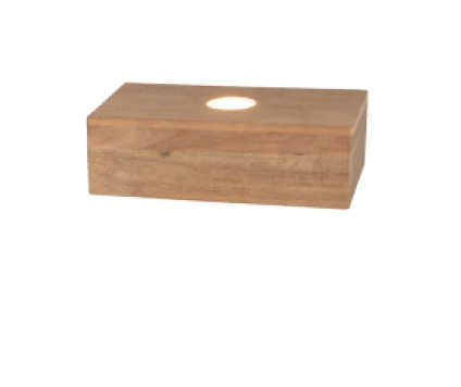 Drewniana podstawa Led, 1 stanowisko