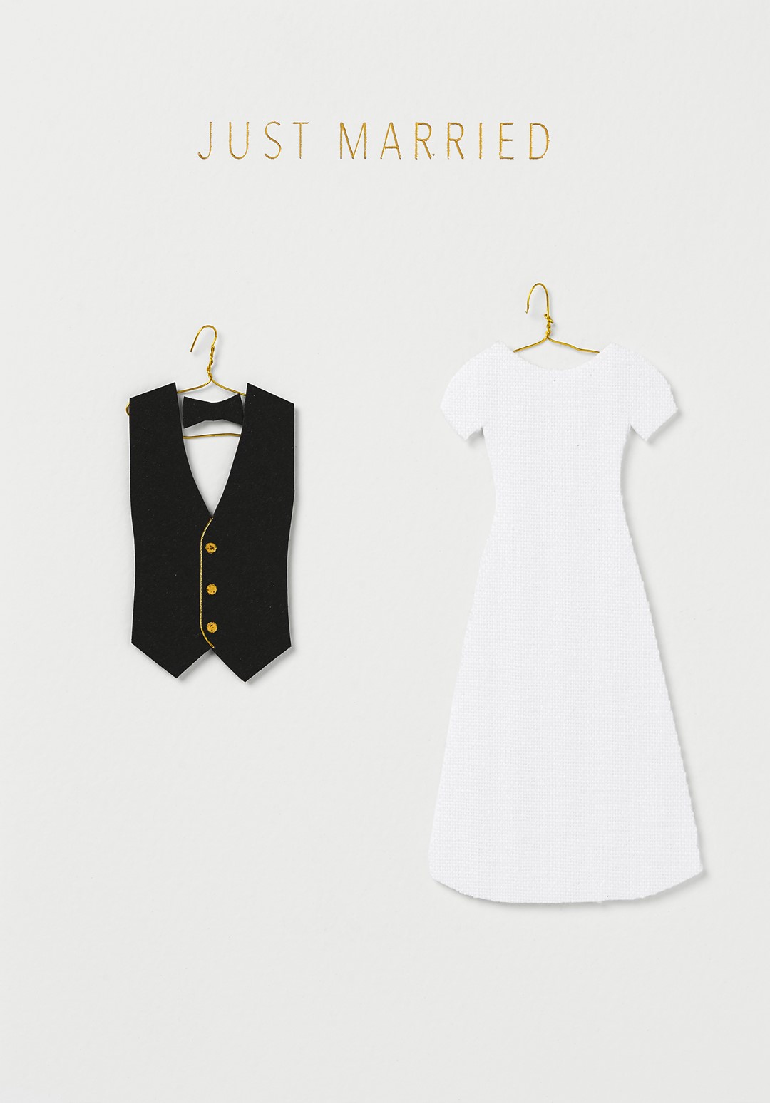 Kartka JUST MARIED CLOTHING