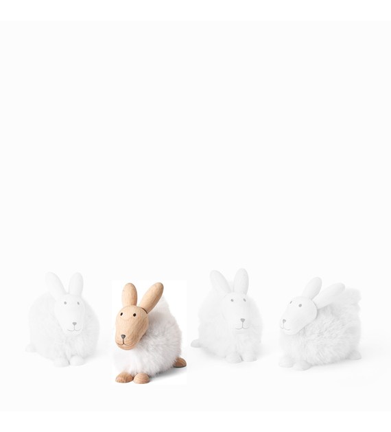 Figurka EMILY rabbit, white