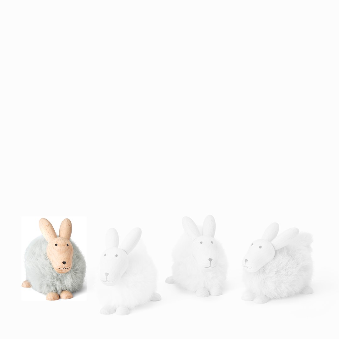 Figurka EMILY rabbit, green
