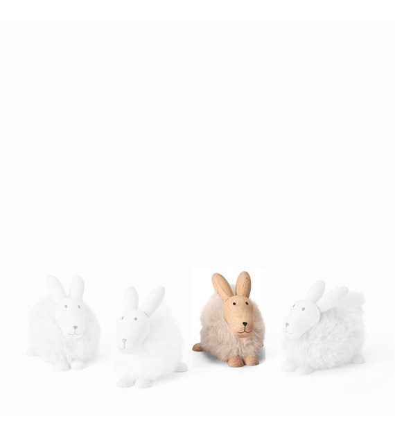 Figurka EMILY rabbit, cream