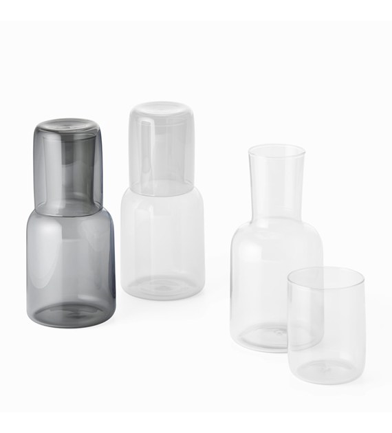 Karafka ze szklanką VIVA, grey