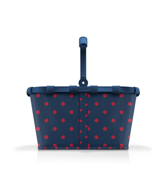 Koszyk CARRYBAG FRAME, mixed dots red