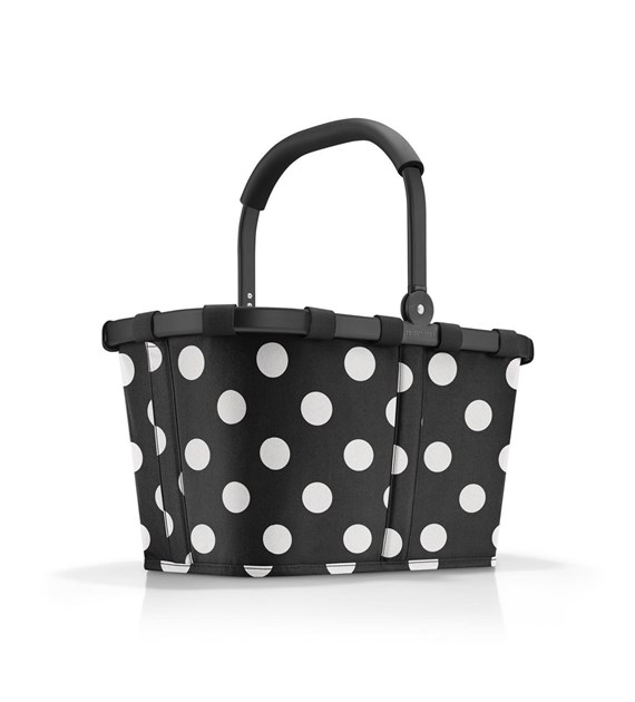 Koszyk CARRYBAG FRAME, dots white