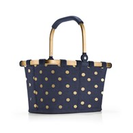 Koszyk CARRYBAG XS FRAME, metallic dots blue