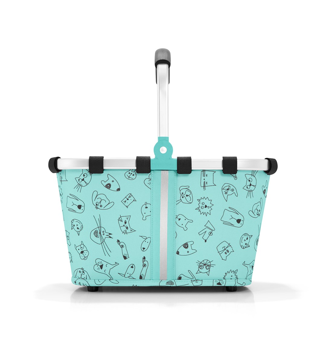 Koszyk CARRYBAG XS KIDS, cats and dogs mint