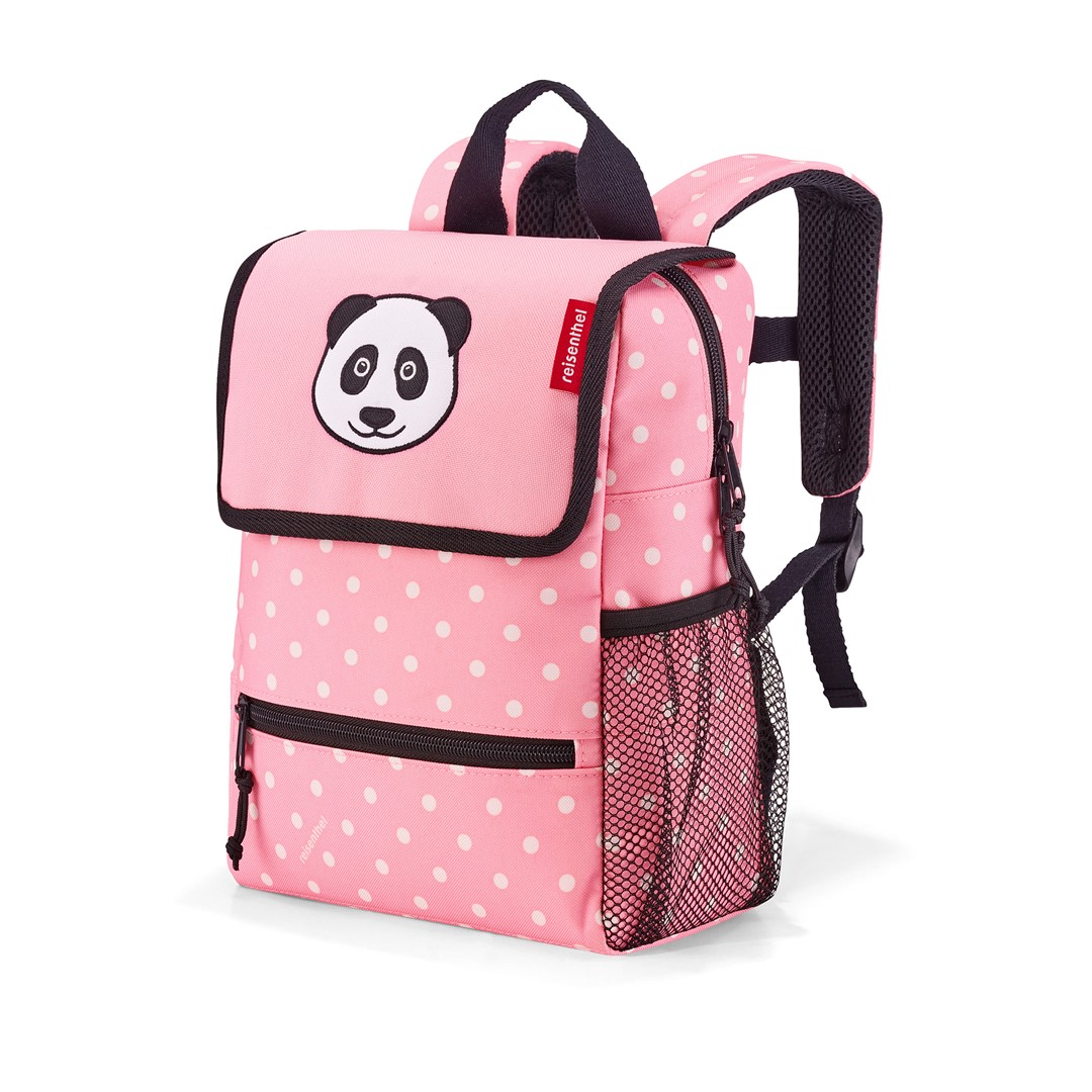 Plecak BACKPACK KIDS, panda dots pink