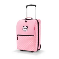 Walizka TROLLEY XS KIDS, panda dots pink