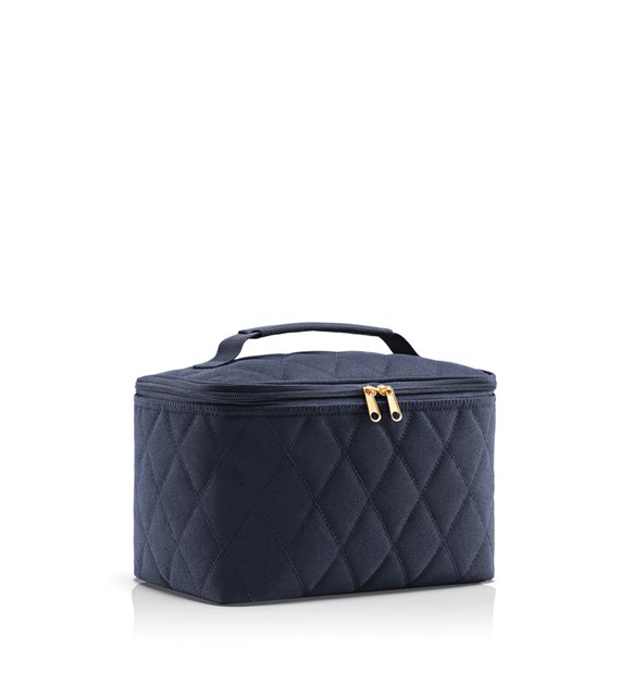 Kosmetyczka COSMETIC CASE, rhombus midnight gold