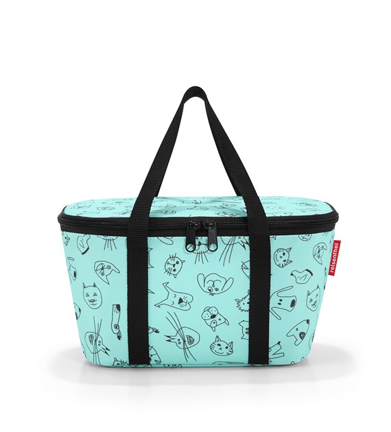 Torba COOLERBAG XS KIDS,  cats and dogs mint