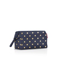 Kosmetyczka TRAVELCOSMETIC, metallic dots blue