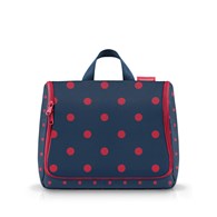 Kosmetyczka TOILETBAG XL, mixed dots red