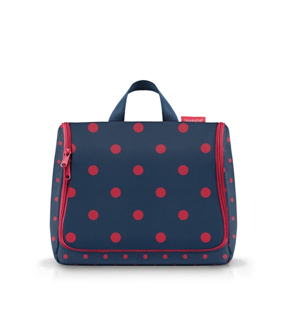 Kosmetyczka TOILETBAG XL, mixed dots red