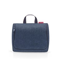 Kosmetyczka TOILETBAG XL, herringbone dark blue