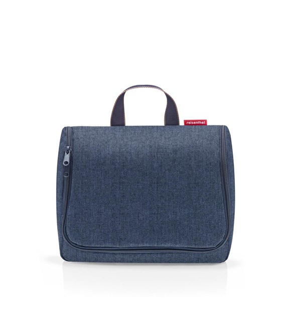 Kosmetyczka TOILETBAG XL, herringbone dark blue