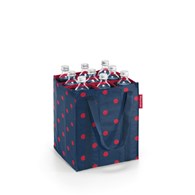 Torba BOTTLEBAG, mixed dots red