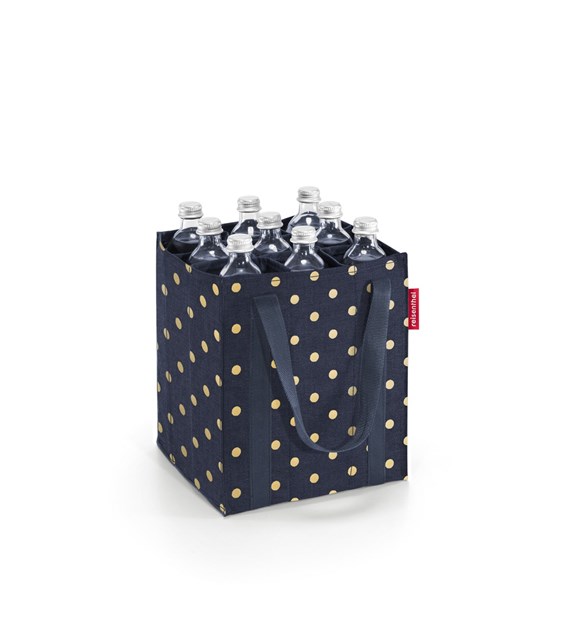 Torba BOTTLEBAG, metallic dots blue