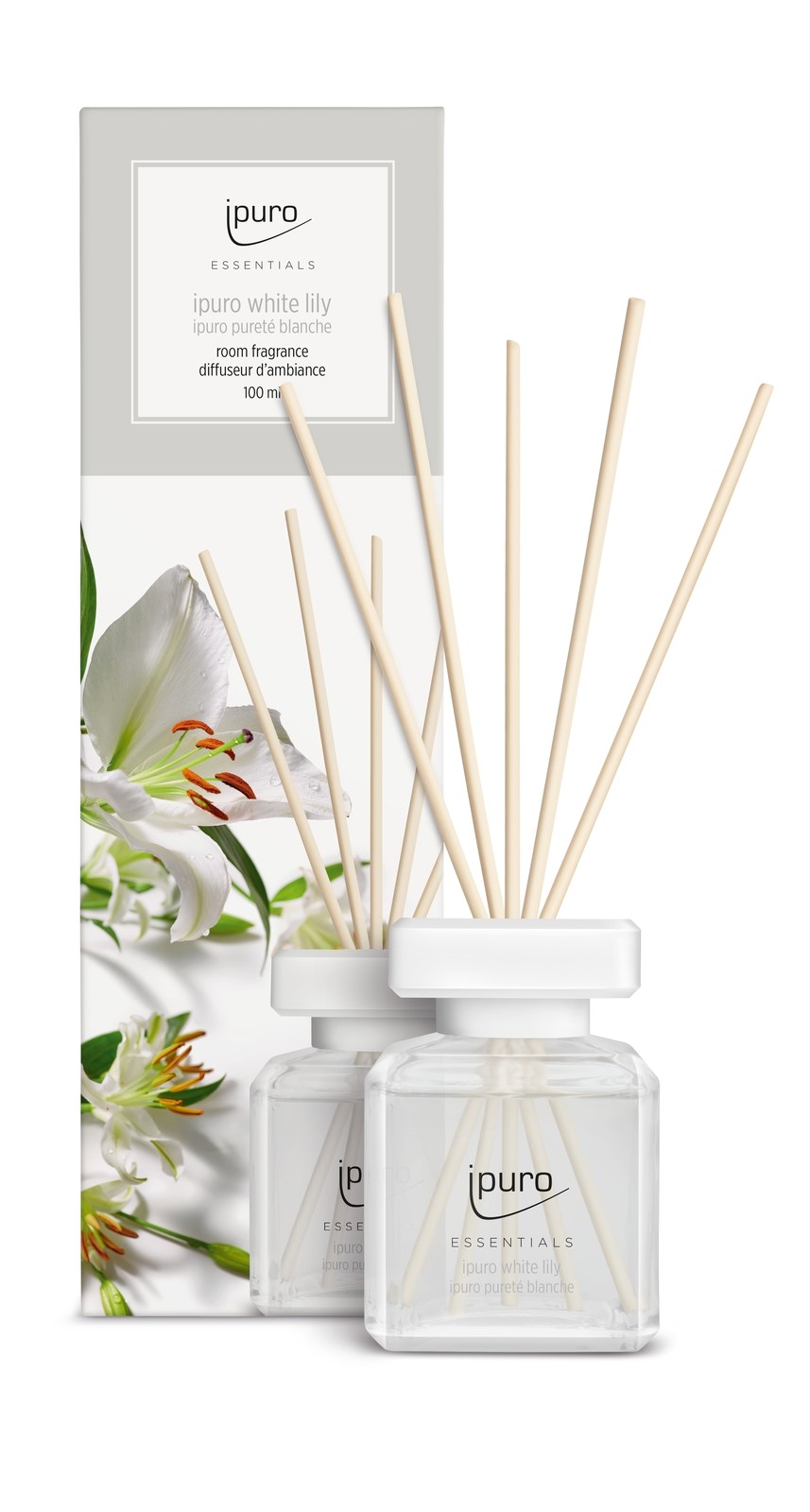 Zapach 100 ml,  WHITE LILY, ipuro Essentials