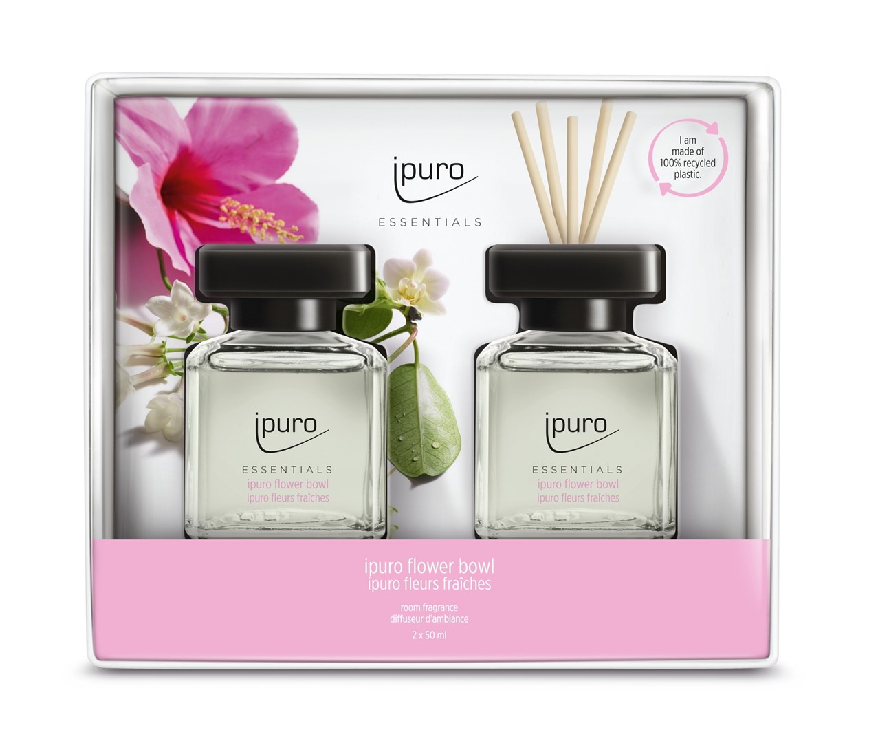 Zestaw 2 x 50 ml,  FLOWER BOWL, ipuro Essentials