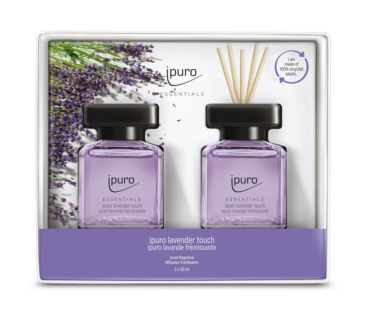 Zestaw 2 x 50 ml, LAVENDER TOUCH,  ipuro ESSENTIAL