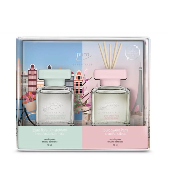 Zestaw 2 x 50 ml, PARIS/AMSTERDAM, ipuro Essential