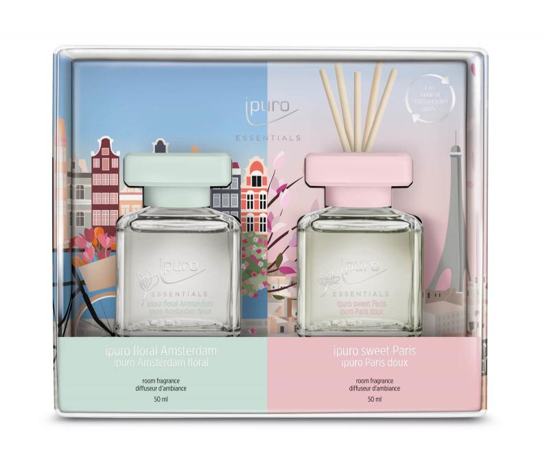 Zestaw 2 x 50 ml, PARIS/AMSTERDAM, ipuro Essential