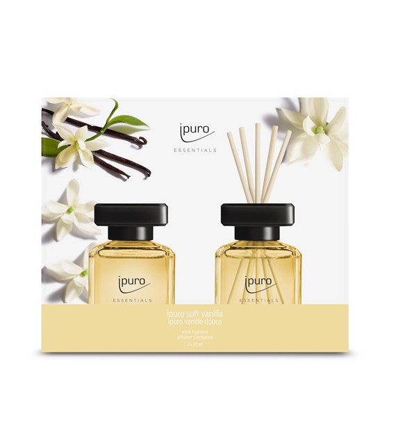 Zestaw 2 x 50 ml,  SOFT VANILLA, ipuro Essentials