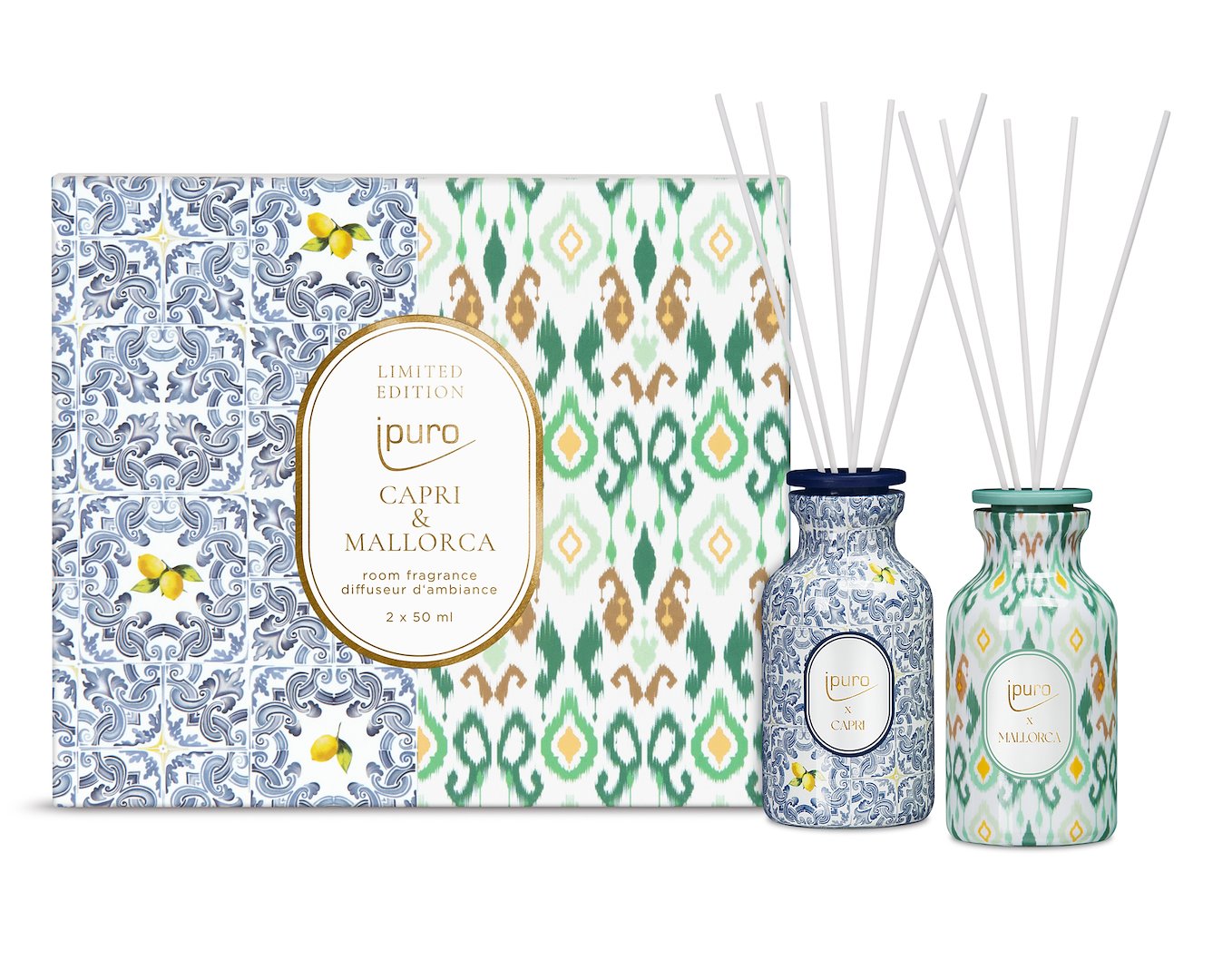 Zestaw 2 x 50 ml, CAPRI & MALLORCA, ipuro Limit ed