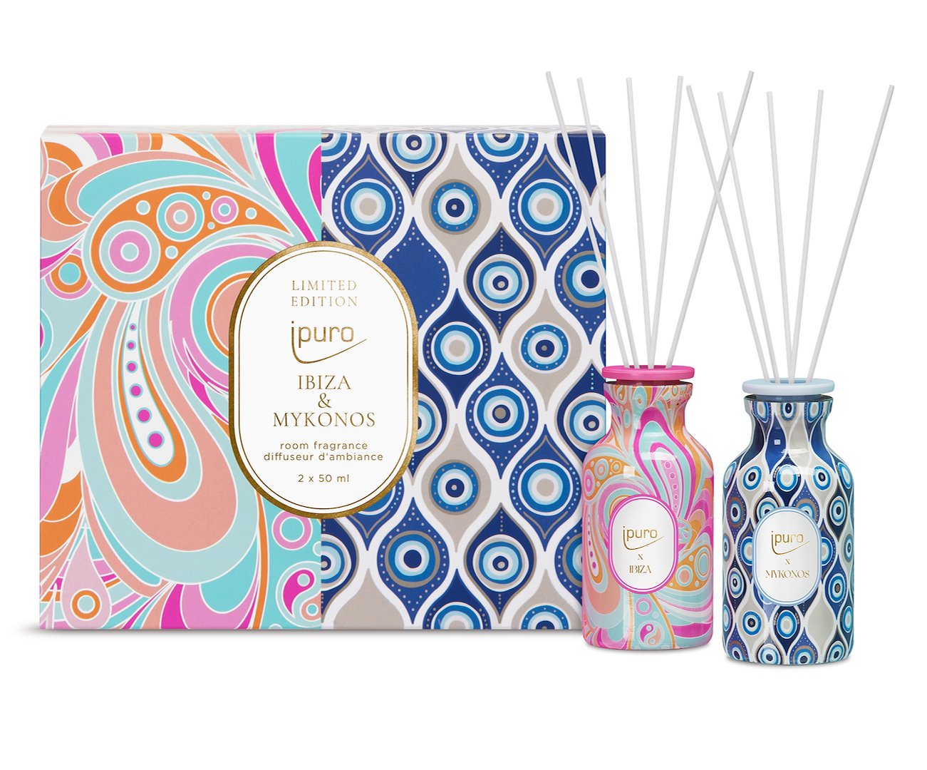 Zestaw 2 x 50 ml, IBIZA & MYKONOS, ipuro Essential