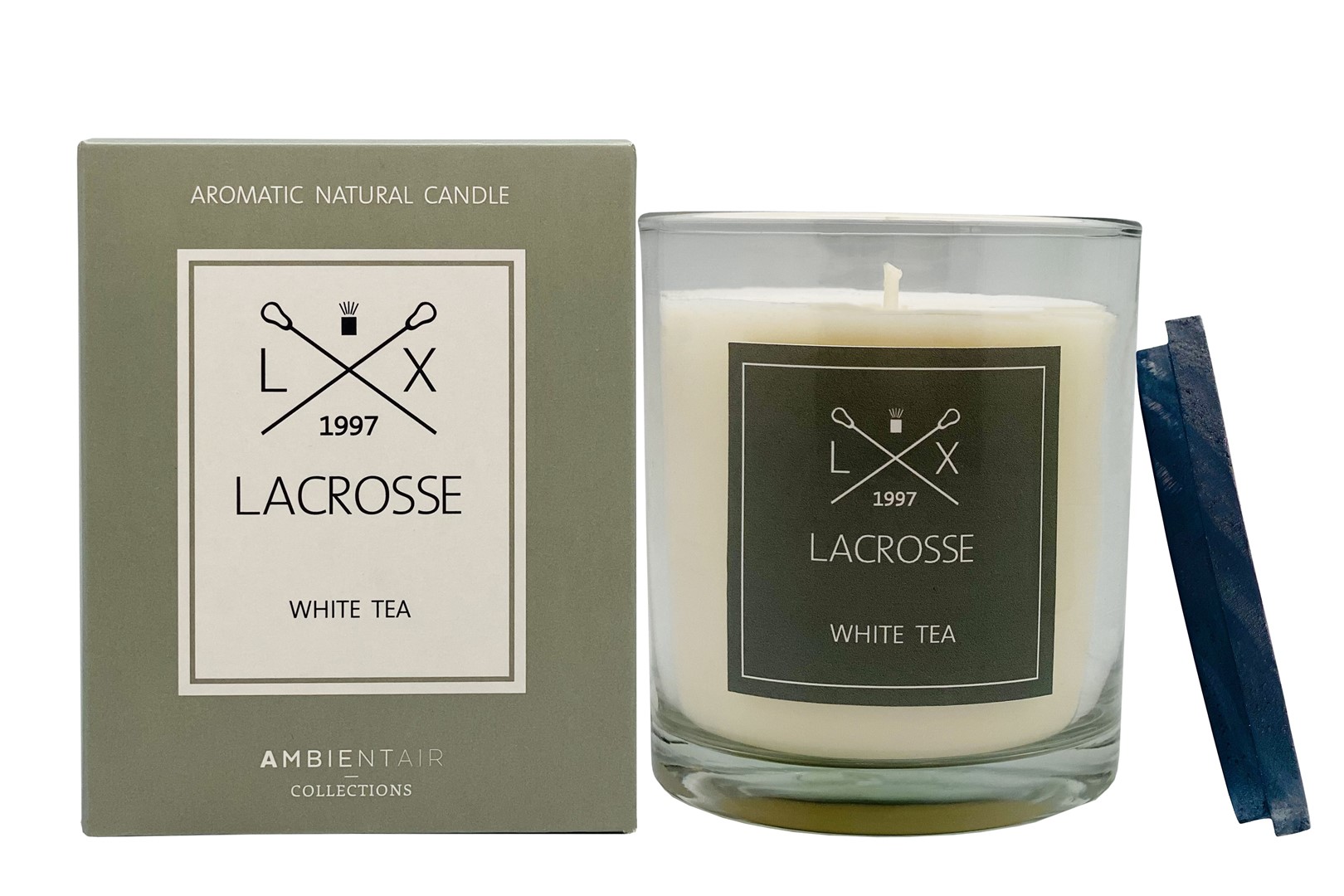 Świeca zapachowa 60 h, WHITE TEA, Lacrosse